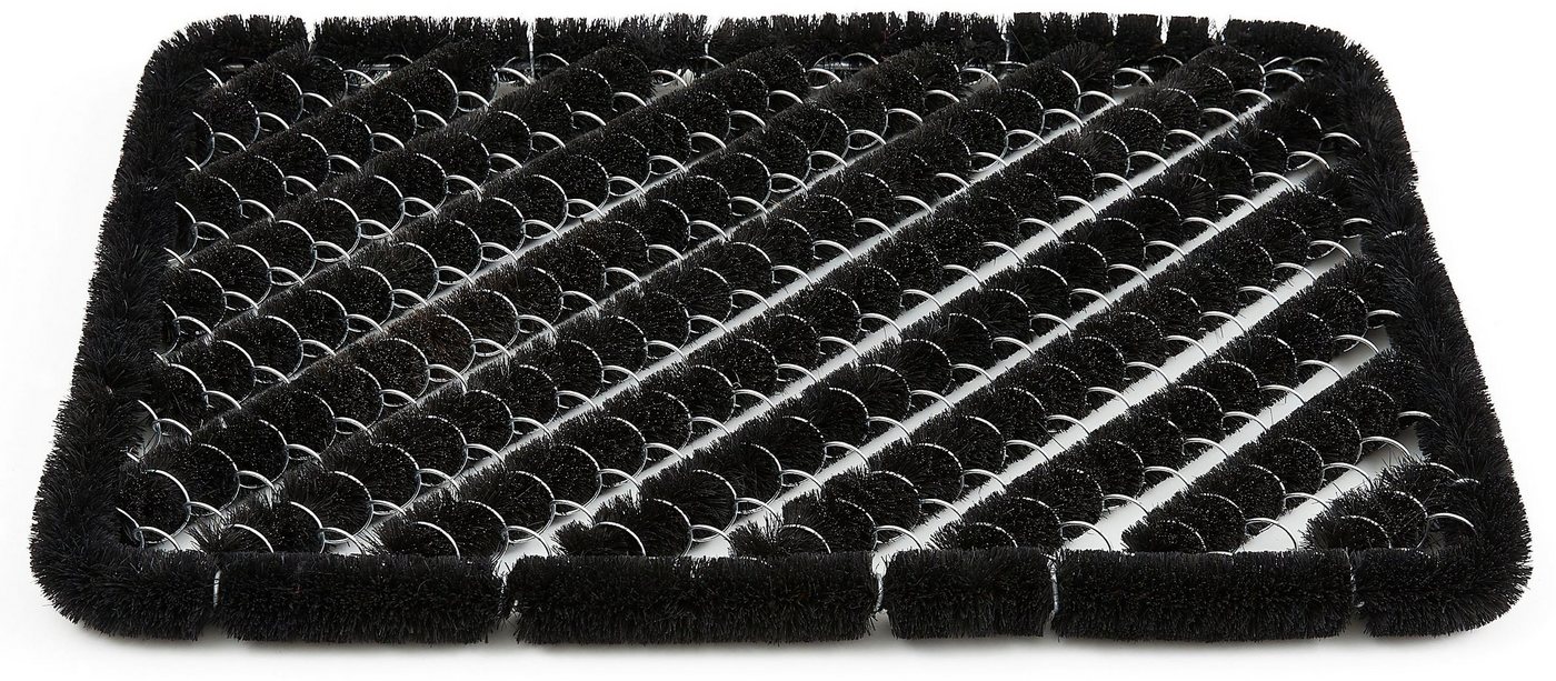 Fußmatte Kokos Drahtgitter, Andiamo, rechteckig, Höhe: 30 mm, Schmutzfangmatte, robust & strapazierfähig, In- und Outdoor geeignet von Andiamo