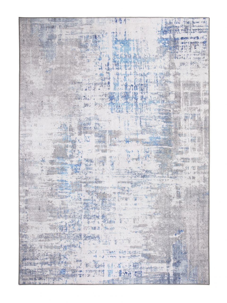 LUXOR Living Teppich Punto creme-blau, 80 x 150 cm von Andiamo