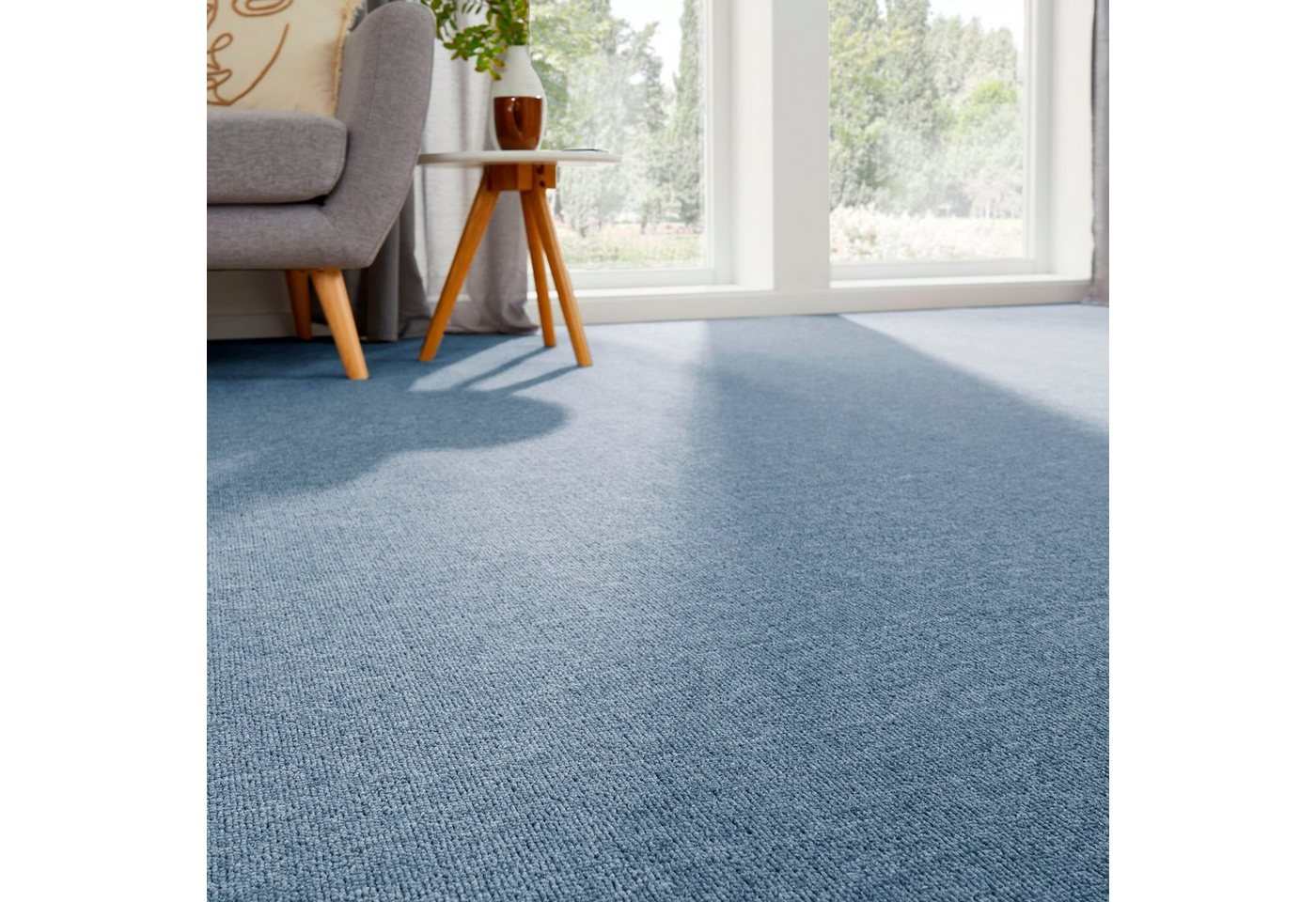 Andiamo Teppichboden Bob, Feinschlinge, Made in Netherlands, rechteckig, Höhe: 4,5 mm, meliert, Breite 200, 400 oder 500 cm, strapazierfähig & pflegeleicht von Andiamo