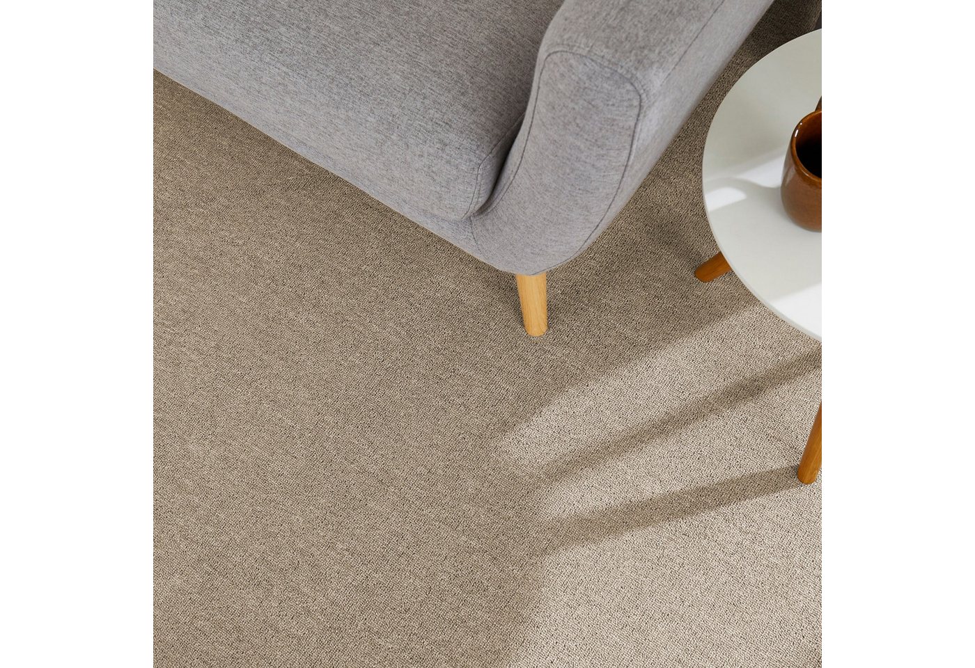 Andiamo Teppichboden Barbara, Feinschlinge, Made in Netherlands, rechteckig, Höhe: 4,5 mm, meliert, Breite 200 oder 400 cm, strapazierfähig, pflegeleicht Andiamo Teppichboden Barbara, Feinschlinge, Made in Netherlands, rechteckig, Höhe: 4,5 mm, meliert, Breite 200 oder 400 cm, strapazierfähig, pflegeleicht von Andiamo