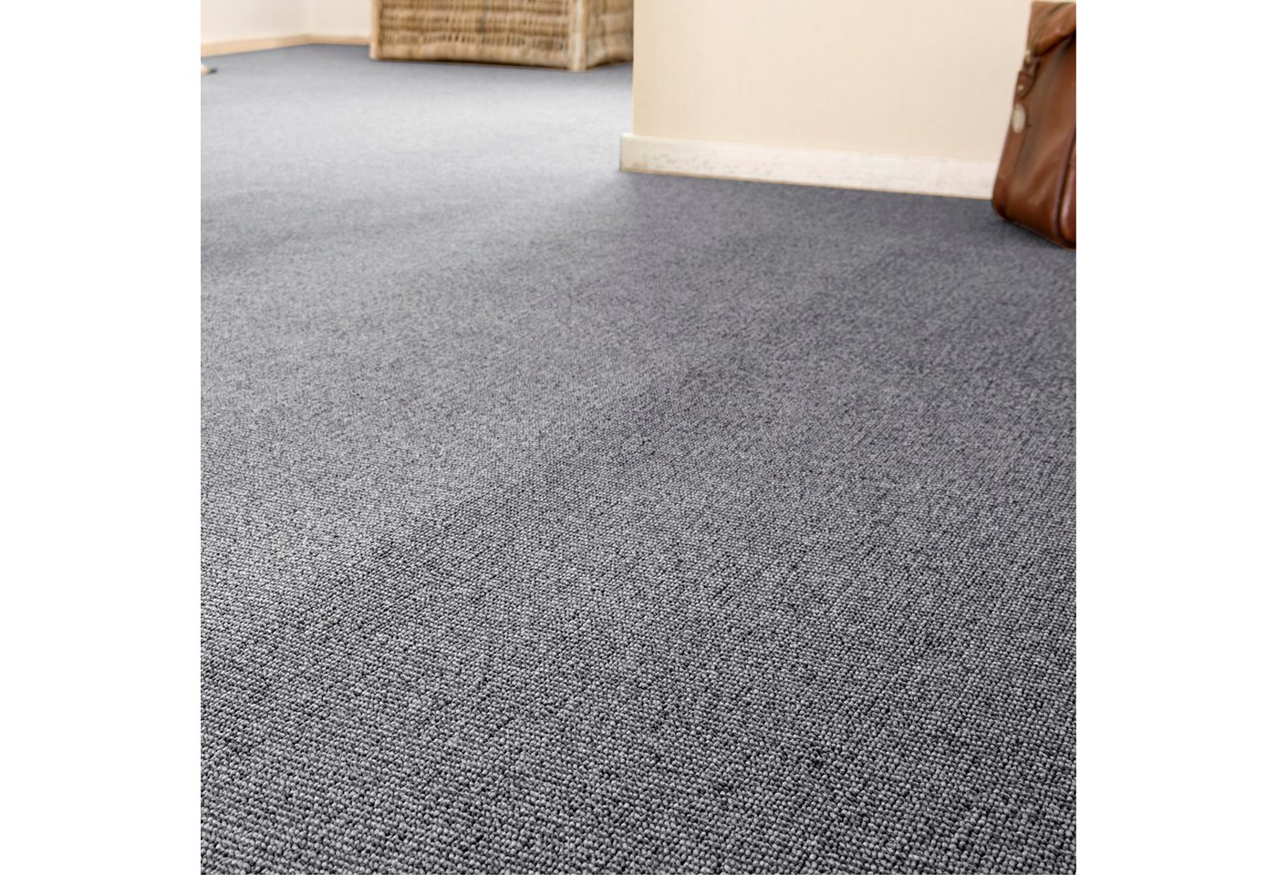 Andiamo Teppichboden Luton, Feinschlinge, Made in Netherlands, rechteckig, Höhe: 6 mm, meliert, Breite 400 cm oder 500 cm, strapazierfähig & pflegeleicht Andiamo Teppichboden Luton, Feinschlinge, Made in Netherlands, rechteckig, Höhe: 6 mm, meliert, Breite 400 cm oder 500 cm, strapazierfähig & pflegeleicht von Andiamo