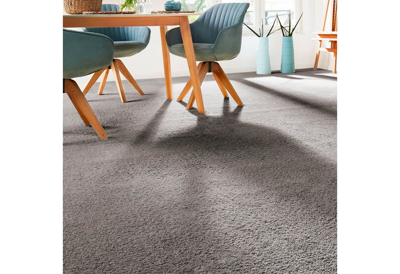 Andiamo Teppichboden Sophie, Frisee-Velours, Made in Netherlands, rechteckig, Höhe: 4,5 mm, Uni Farben, Breite 400 cm oder 500 cm, strapazierfähig & pflegeleicht Andiamo Teppichboden Sophie, Frisee-Velours, Made in Netherlands, rechteckig, Höhe: 4,5 mm, Uni Farben, Breite 400 cm oder 500 cm, strapazierfähig & pflegeleicht von Andiamo