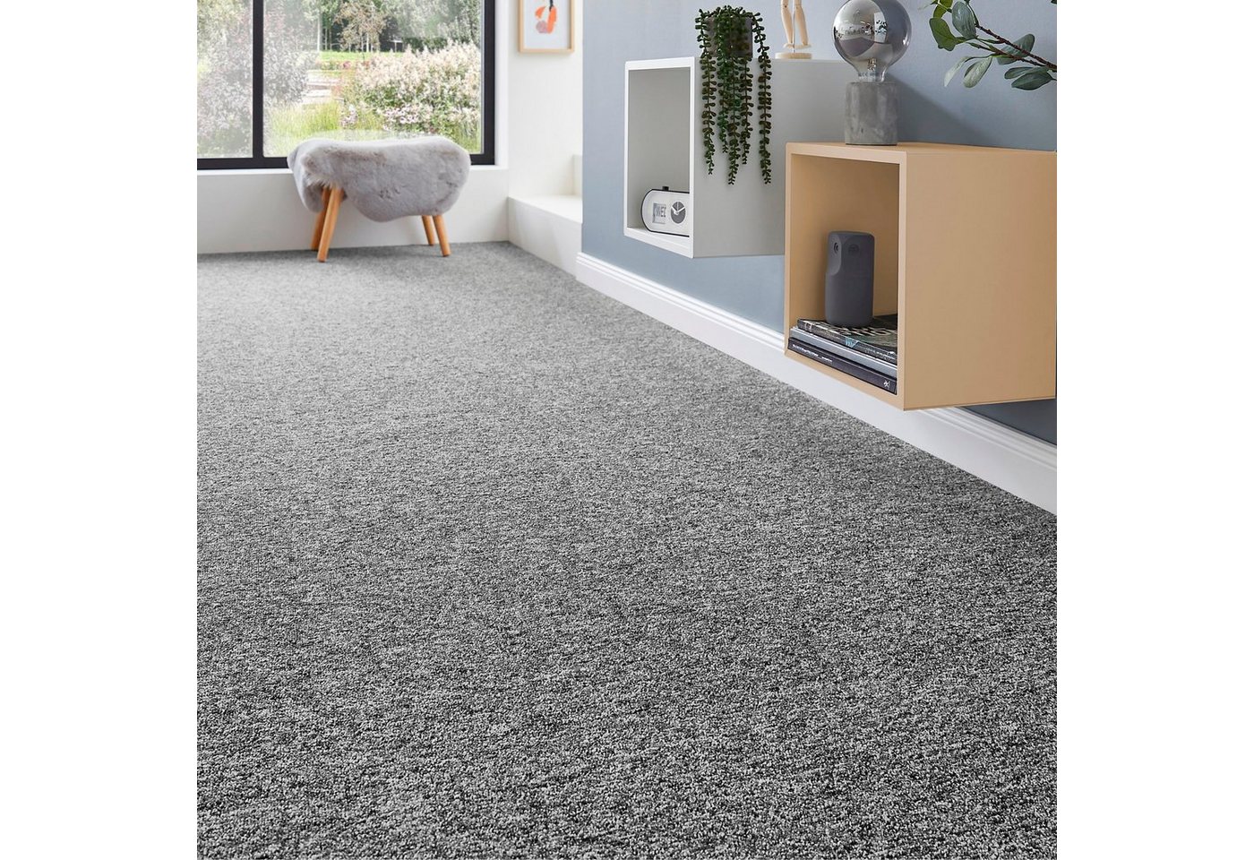 Andiamo Teppichboden Matz, Schlinge, Made in Belgium, rechteckig, Höhe: 6 mm, meliert, Breite 400 cm oder 500 cm, strapazierfähig & pflegeleicht Andiamo Teppichboden Matz, Schlinge, Made in Belgium, rechteckig, Höhe: 6 mm, meliert, Breite 400 cm oder 500 cm, strapazierfähig & pflegeleicht von Andiamo