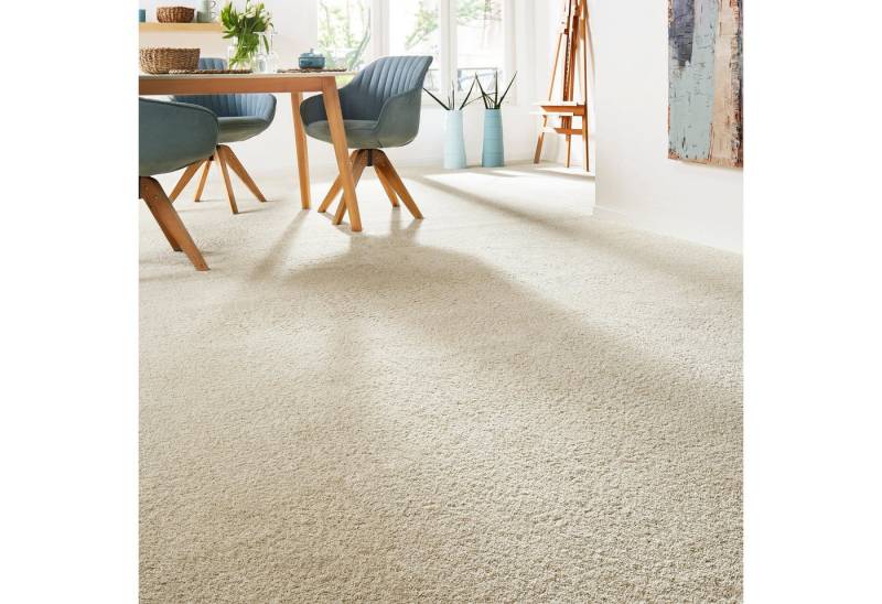 Andiamo Teppichboden Verona, Velours, Made in Belgium, rechteckig, Höhe: 6 mm, Uni Farben, Breite 400 cm oder 500 cm, strapazierfähig, pflegeleicht von Andiamo