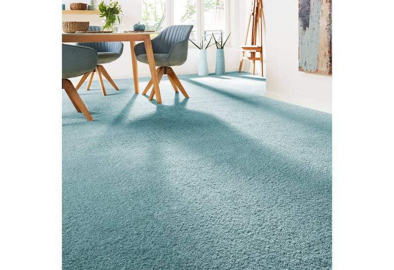 Andiamo Teppichboden Verona, Velours, Made in Belgium, rechteckig, Höhe: 6 mm, Uni Farben, Breite 400 cm oder 500 cm, strapazierfähig, pflegeleicht von Andiamo