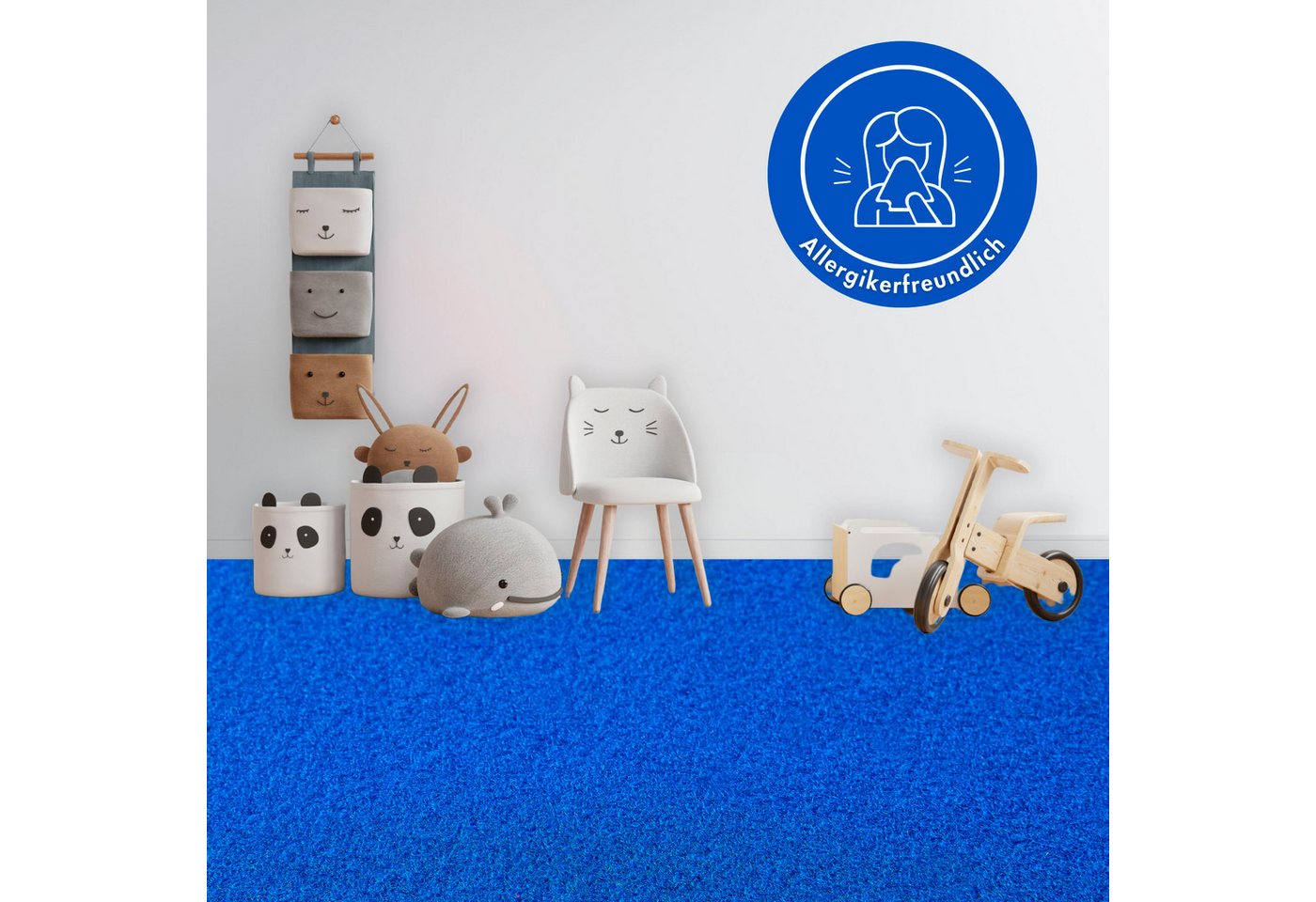 Andiamo Teppichboden Sina, Velours, Made in Belgium, rechteckig, Höhe: 6 mm, Uni Farben, Breite 400 cm, strapazierfähig, pflegeleicht, Wohnzimmer von Andiamo