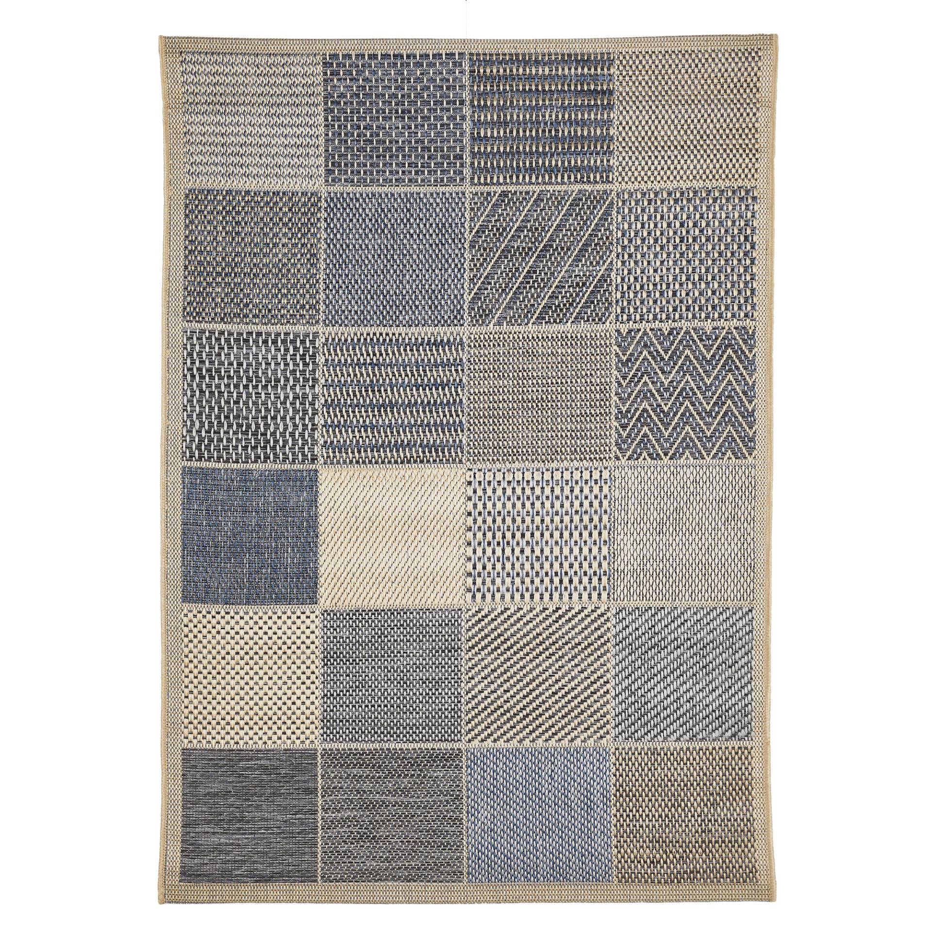 andiamo Teppich 'Claudio' beige/blau 67 x 120 cm andiamo Teppich 'Claudio' beige/blau 67 x 120 cm von Andiamo