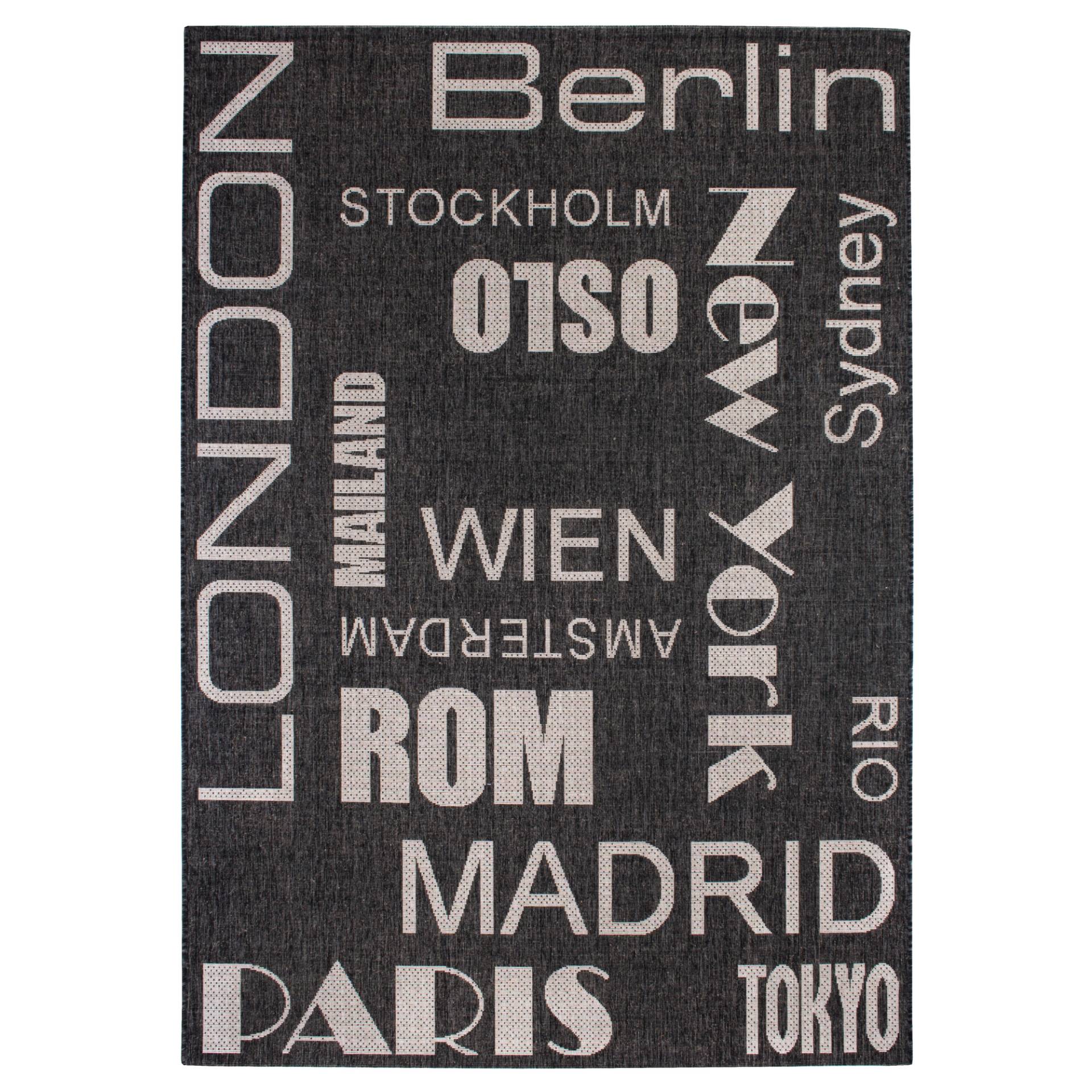 andiamo Teppich 'New Orleans' anthrazit 67 x 140 cm andiamo Teppich 'New Orleans' anthrazit 67 x 140 cm von Andiamo