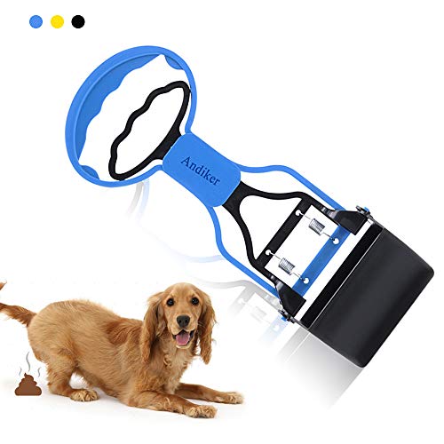 Andiker Pooper Scooper für Haustiere, Tragbare Haustierabfallschaufel, Hundekotschaufel, Haustierabfall-Klemme Scooper, Hohe elastische Feder von Andiker