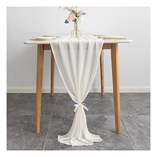 Andiker Tischläufer, Beige Hochzeit Tischdeko Esstischdekoration Tischdecke für Hochzeit, Essentisch, Kommode, Esssaal (70 x 300 cm) von Andiker