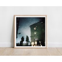 Bunte Budapest Stadtansicht Fotodruck - Moderne Urban Kunst Poster, Ungarn Geschenk Wanddeko von AndokPrints