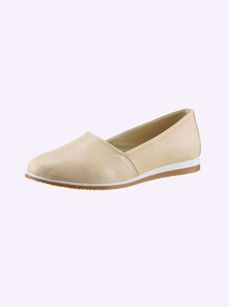 Slipper in creme von Andrea Conti von Andrea Conti