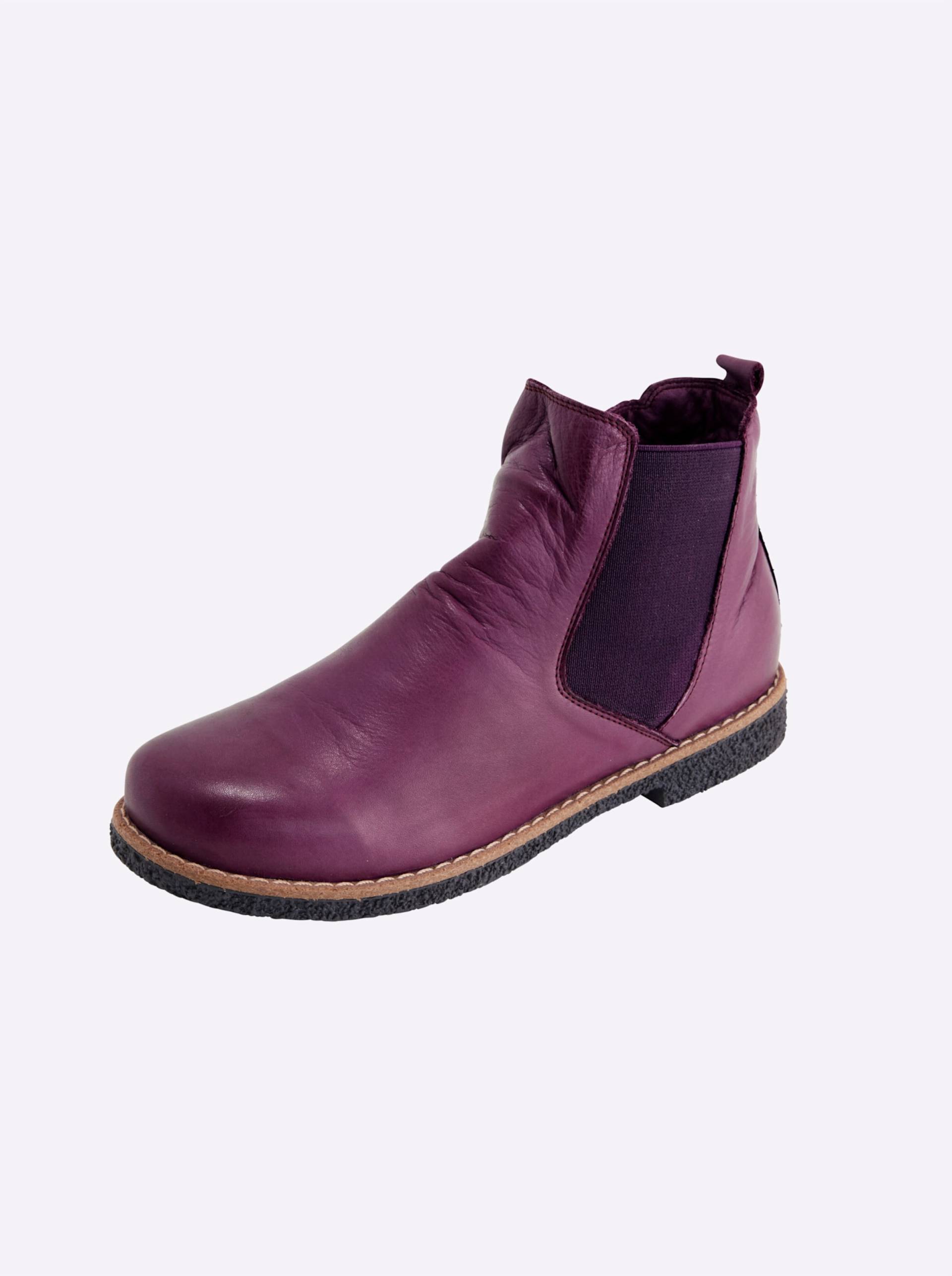 Stiefelette in pflaume von Andrea Conti von Andrea Conti