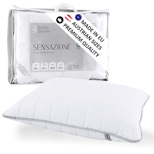 Andrea Simone Premium Kissen, Kopfkissen, Polster, Polster 70x90, Kopfkissen 70x90, Oeko TEX, Sensazione Andrea Simone Premium Kissen, Kopfkissen, Polster, Polster 70x90, Kopfkissen 70x90, Oeko TEX, Sensazione von Andrea Simone