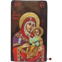 Handmalerei Ikone Der Jungfrau Maria Von Bethlehem Aus Dem Heiligen Land Jerusalem Größe 20 cm 17 Original von AndreaStoreJerusalem