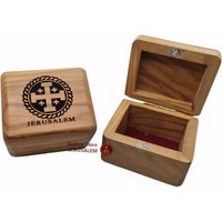 Rosenkranz Aus Olivenholz Box Handgemacht Im Heiligen Land Größe 5 7 cm Wir Haben 2 Modelle Jesus Face - Jerusalem Kreuzikone von AndreaStoreJerusalem