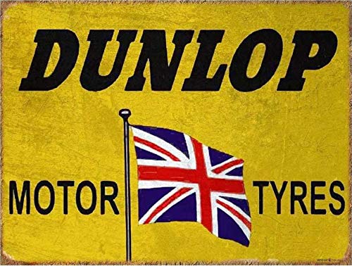 Andreaoy Dunlop Retro Metall-Blechschild | Motorreifen Garage Vintage Schild | Home Club Bar dekoratives Metall-Blechschild 20,3 x 30,5 cm Andreaoy Dunlop Retro Metall-Blechschild | Motorreifen Garage Vintage Schild | Home Club Bar dekoratives Metall-Blechschild 20,3 x 30,5 cm von Andreaoy