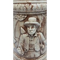 Alaskan Clay Bierkrug Mit Deckel, Vintage von AndreasAntiquesFinds