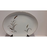 Ewige Ernte Von Richtigen Tabelle Dienstleistungen, 12" Ovales Tablett von AndreasAntiquesFinds