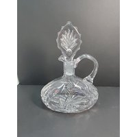 Geschliffener Kristall Dekanter Mit Stopper von AndreasAntiquesFinds