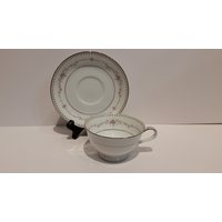 Noritake Fairmont Teetasse Mit Untertasse, Japan von AndreasAntiquesFinds