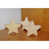 sterne Aus Holz Kiefer Kiefernholz Advent Weihnachten von AndreasKreativWelt