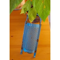 Vintage, Reibe, Raspel, Dänisch Blau, Emaille, Dänemark, Bornholm, Madam Blå, Landhaus, Küche, Shabby von AndreasLieblinge