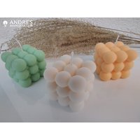 Bubble Kerze/Candle 6x6x6 cm Bubble Kerze/Candle 6x6x6 cm von AndresManufaktur