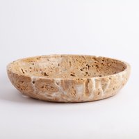 11, 2 "(28, 5 cm Travertinschüssel, Natursteinschüssel, Küchenaccessoires, Geschenk Für Haus, Dekoration, Handgemachte Schale, Herzstück Aus 11, 2 "(28, 5 cm Travertinschüssel, Natursteinschüssel, Küchenaccessoires, Geschenk Für Haus, Dekoration, Handgemachte Schale, Herzstück Aus von AndresStoneDesign