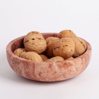 15 cm Rosa Travertin Schüssel/Naturstein Küche Zubehör Geschenk Für Das Haus Dekoration Handgemachte Sie von AndresStoneDesign