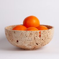 7, 5 "(19 cm Einzigartige Travertinschüssel/Natursteinschüssel Küchenaccessoires Geschenk Für Das Haus Dekoration Handgemachte Schüssel Sie 7, 5 "(19 cm Einzigartige Travertinschüssel/Natursteinschüssel Küchenaccessoires Geschenk Für Das Haus Dekoration Handgemachte Schüssel Sie von AndresStoneDesign