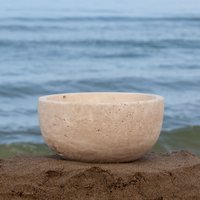 20 cm Beige Travertin Schüssel/Naturstein Küche Zubehör Haus Geschenk Dekoration Handgemachte Für Sie 20 cm Beige Travertin Schüssel/Naturstein Küche Zubehör Haus Geschenk Dekoration Handgemachte Für Sie von AndresStoneDesign
