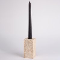 Beiger Travertin Kerzenständer von AndresStoneDesign
