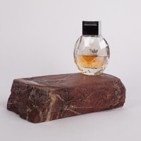 Burgunder Marmor Fragment, Naturstein Kerzenhalter, Großer Rosa Kerze von AndresStoneDesign