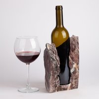 Einzigartiger Marmor Weinflaschenhalter/stein Weinhalter Weinregal von AndresStoneDesign