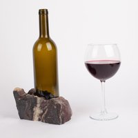 Einzigartiger Marmor Weinflaschenhalter/stein Weinhalter Weinregal von AndresStoneDesign