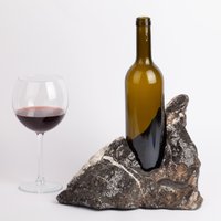 Einzigartiger Marmor Weinflaschenhalter/stein Weinhalter Weinregal von AndresStoneDesign