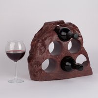 Einzigartiger Marmor Weinflaschenhalter/stein Weinhalter Weinregal von AndresStoneDesign