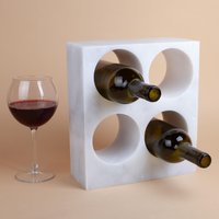 Einzigartiger Marmor Weinflaschenhalter/stein Weinhalter Weinregal von AndresStoneDesign