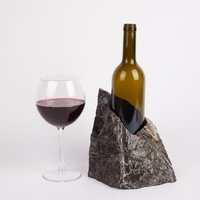Einzigartiger Marmor Weinflaschenhalter/stein Weinhalter Weinregal von AndresStoneDesign