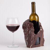 Einzigartiger Weinflaschenhalter Aus Marmor/stein Weinhalter Weinregal von AndresStoneDesign