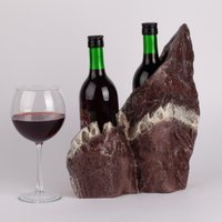 Einzigartiger Weinflaschenhalter Aus Marmor/stein Weinhalter Weinregal von AndresStoneDesign
