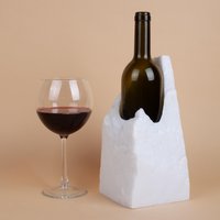 Handgefertigter Weinflaschenhalter Aus Weißem Marmor Einzigartiges Weinregal Handgefertigter Weinflaschenhalter Aus Weißem Marmor Einzigartiges Weinregal von AndresStoneDesign