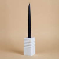 Kerzenhalter Aus Weißem Marmor Naturstein Matt | 4, 7 "Horizontal Kerzenhalter Aus Weißem Marmor Naturstein Matt | 4, 7 "Horizontal von AndresStoneDesign