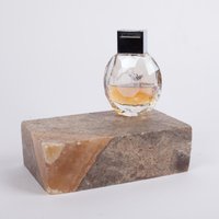 Natürliche Travertin & Onyx Stein Fragment Schmuck-Display Riser von AndresStoneDesign