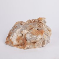 Natürliche Travertinstein Fragment Alabaster Display Stück von AndresStoneDesign