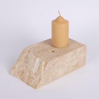 Natürliche Travertinstein Stück Marmor Wohnkultur von AndresStoneDesign