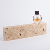 Natürliches Travertin Rechteck Stein Photo Prop Display von AndresStoneDesign