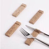 Noche Travertin Messerauflage, Beige Besteckauflage, Marmor Chopstick, Steinmesserauflage Noche Travertin Messerauflage, Beige Besteckauflage, Marmor Chopstick, Steinmesserauflage von AndresStoneDesign