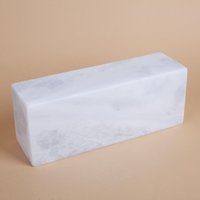 Weißer Marmor Rechteck Display Basis Stein Photo Prop, Schmuckständer Weißer Marmor Rechteck Display Basis Stein Photo Prop, Schmuckständer von AndresStoneDesign